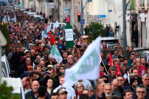 FRANCE-UNIONS-AGRICULTURE-WINE-DEMONSTRATION